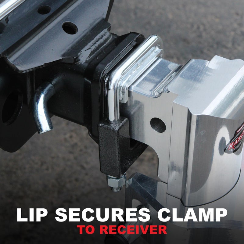 Trimax THC250 Universal Hollow & Solid Core Anti-Rattle Clamp for 2.5" Hitch - Image 3